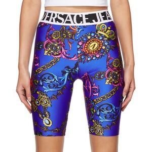 Versace navy regalia baroque shorts
